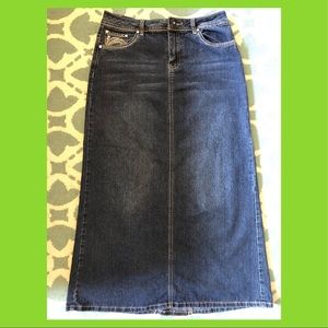 Cato Jean Maxi Skirt